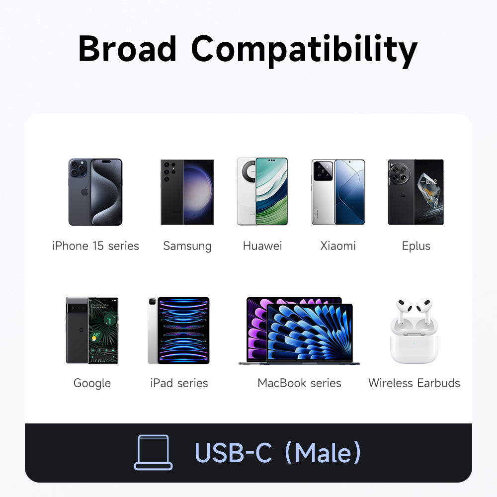 Mcdodo - Adapter Auto Power Off (OT-6010) - Lightning to Type-C, 60W, 3A, 480Mbps, Charging & Data Sync, with Lanyard - Black