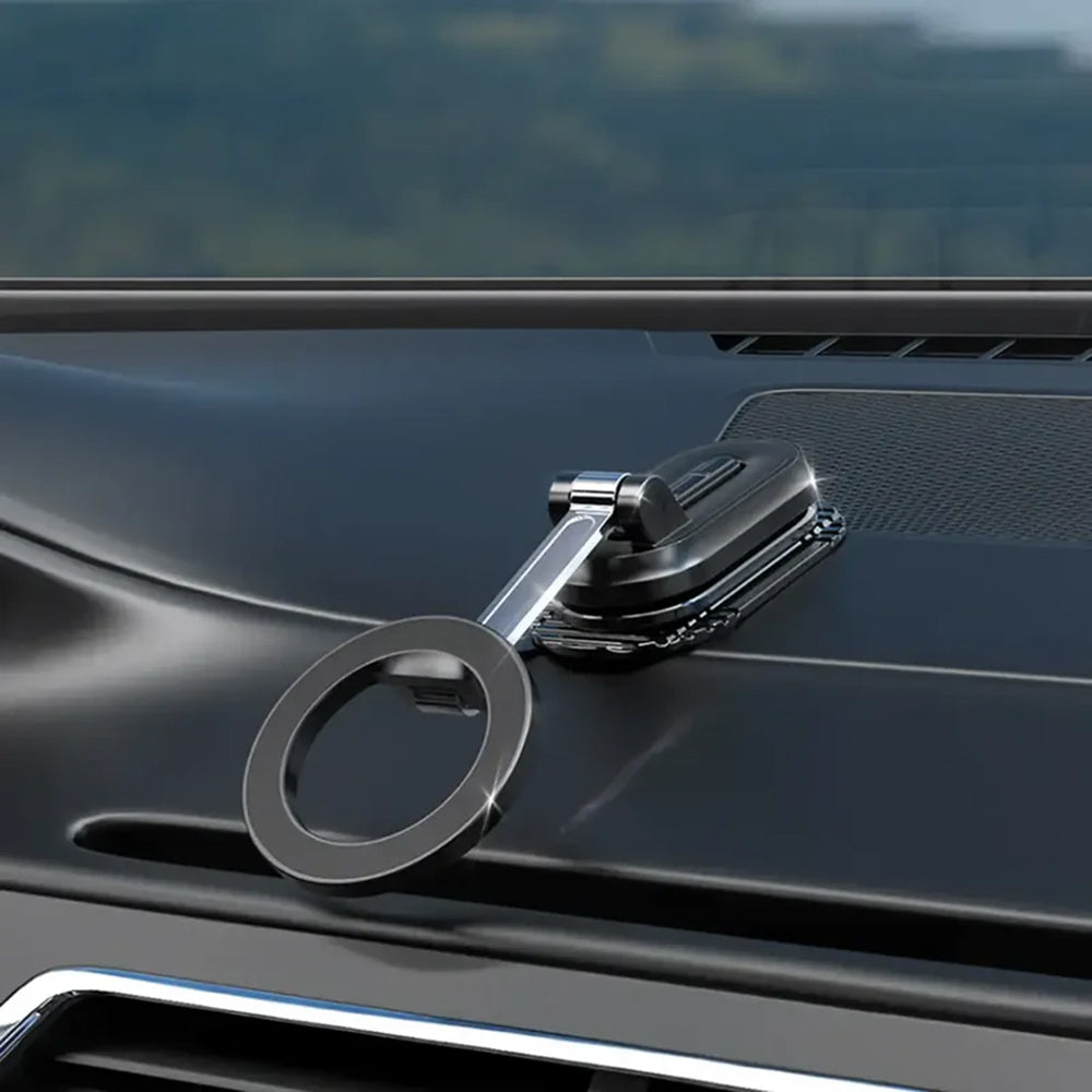 Mcdodo - Magnetic Car Holder (CM-6240) - for Dashboard, 3M Adhesive, Foldable Design - Black