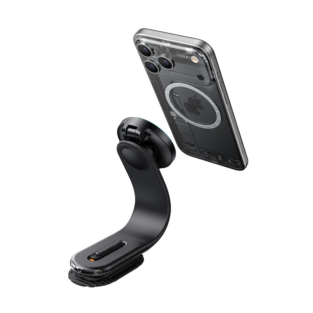 Mcdodo - Car holder with Wireless Charging (CH-6290) - for Dashboard, 15W, Bendable Design - Black