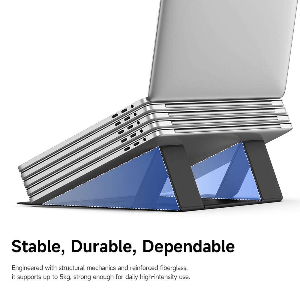 Mcdodo - Magnetic Foldable Stand Napa Series (FS-8020) - for Laptop/Tablet, 3 Adjustable Angles, 11-16"/7-11" - Black