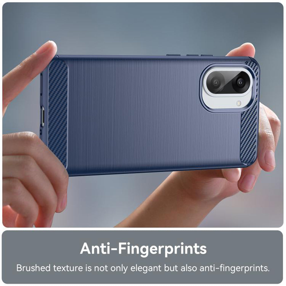 Techsuit - Carbon Silicone - Honor X5c Plus - Blue