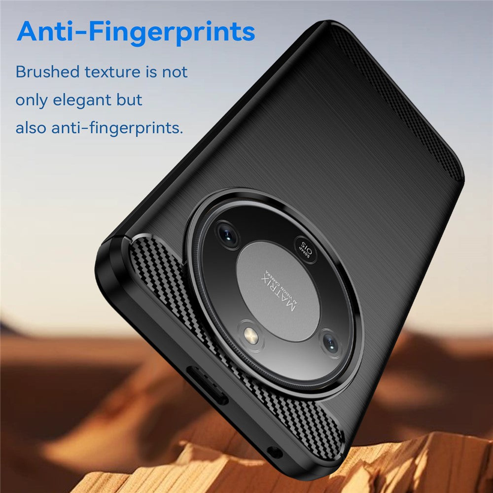 Techsuit - Carbon Silicone - Honor Magic8 Lite - Black