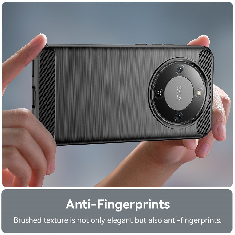 Techsuit - Carbon Silicone - Honor Magic8 Lite - Black