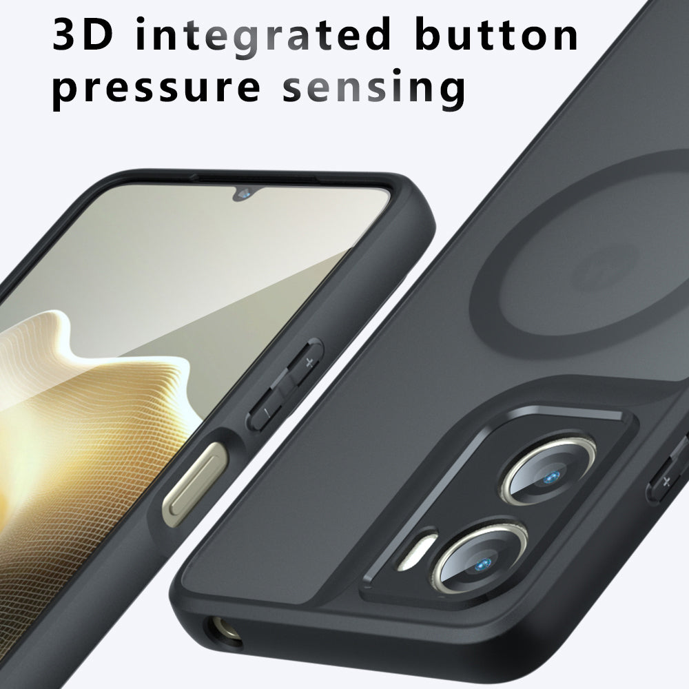 Techsuit - PureFrost MagSafe - Motorola Moto G06 - Frosted Black