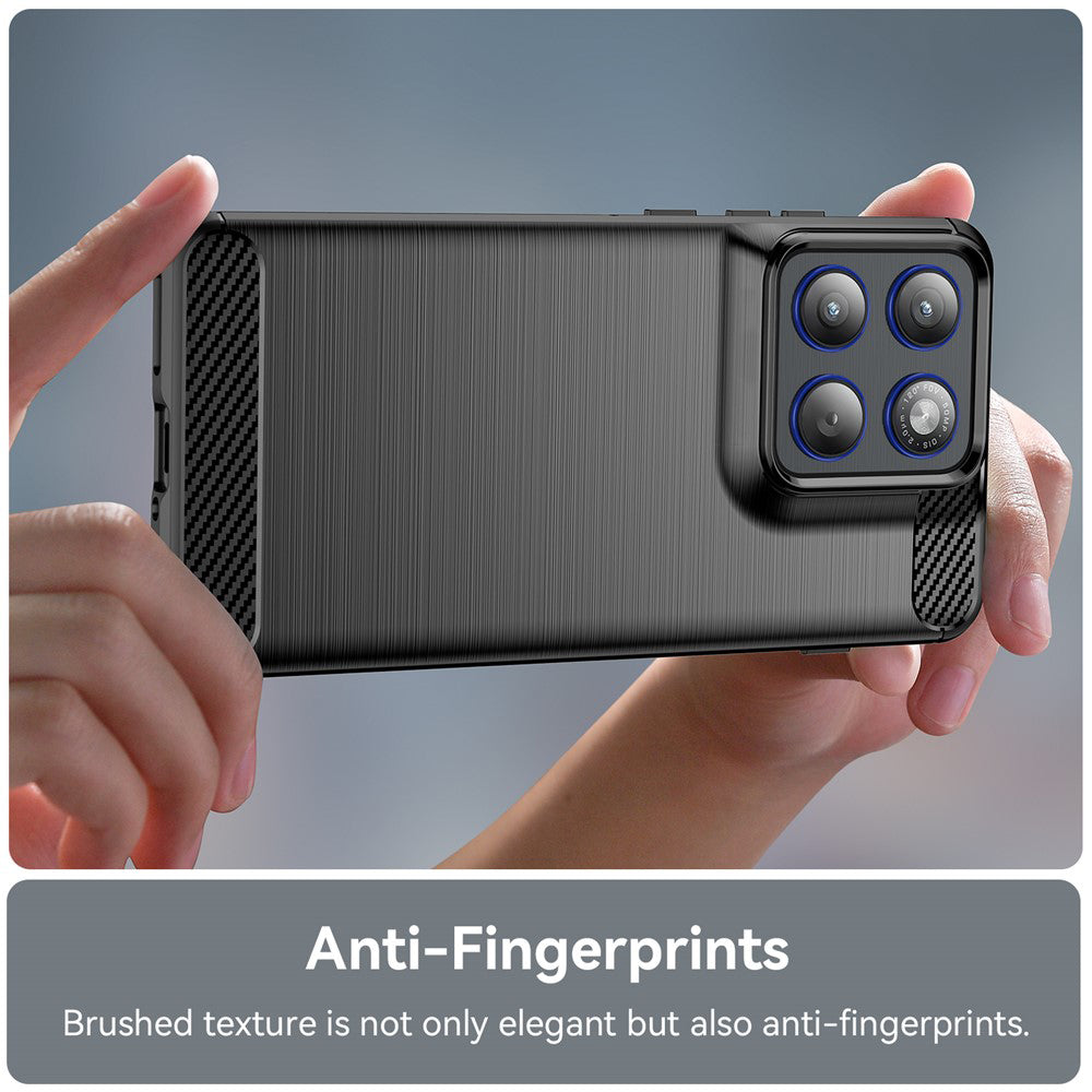 Techsuit - Carbon Silicone - Motorola Edge 70 - Black