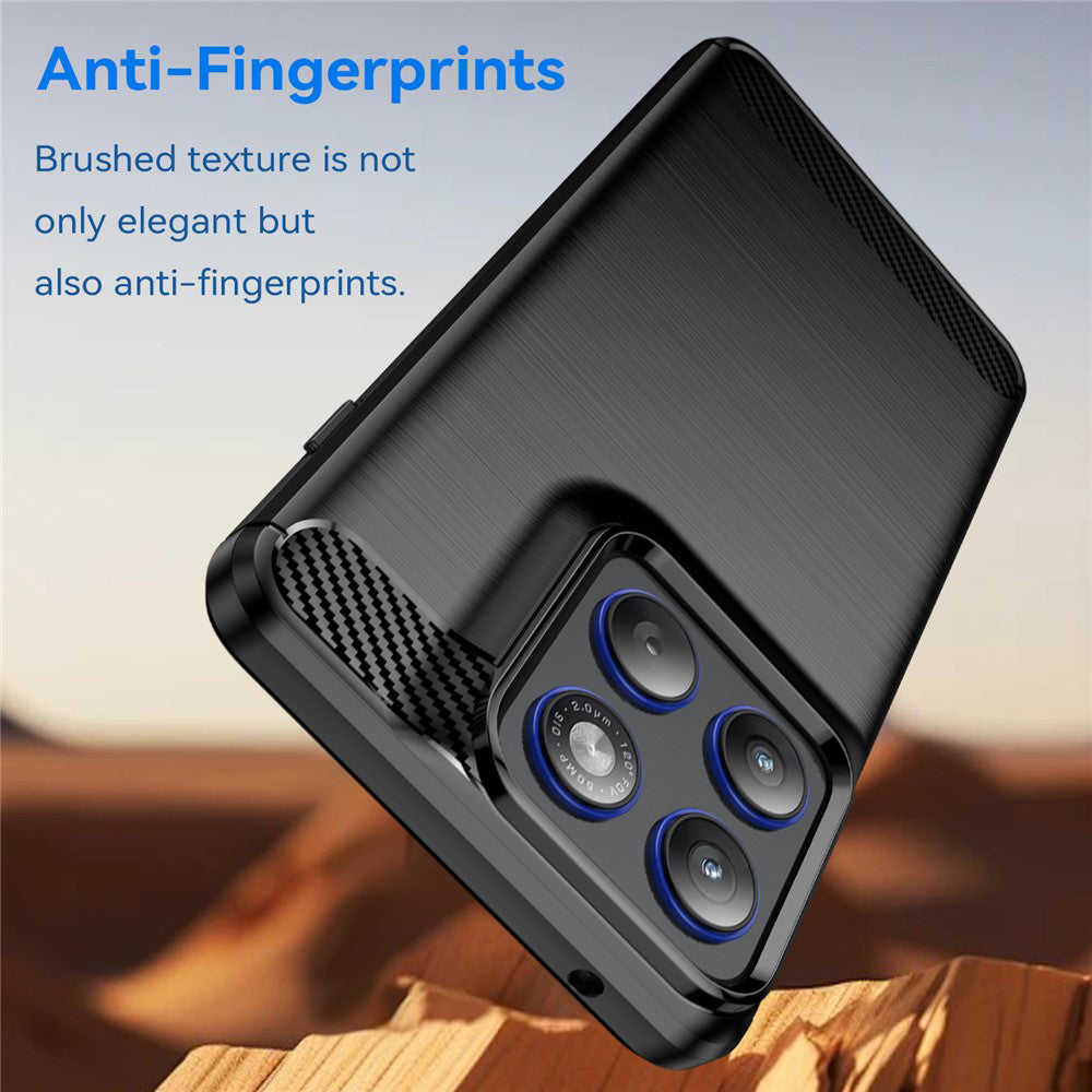 Techsuit - Carbon Silicone - Motorola Edge 70 - Black