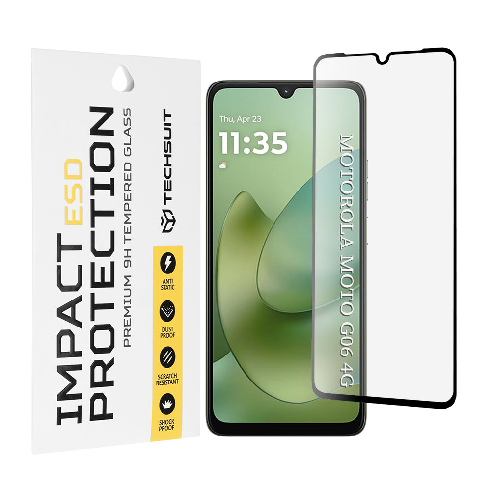 Techsuit - ESD Glass - Motorola Moto G06 / Moto G06 Power - Black