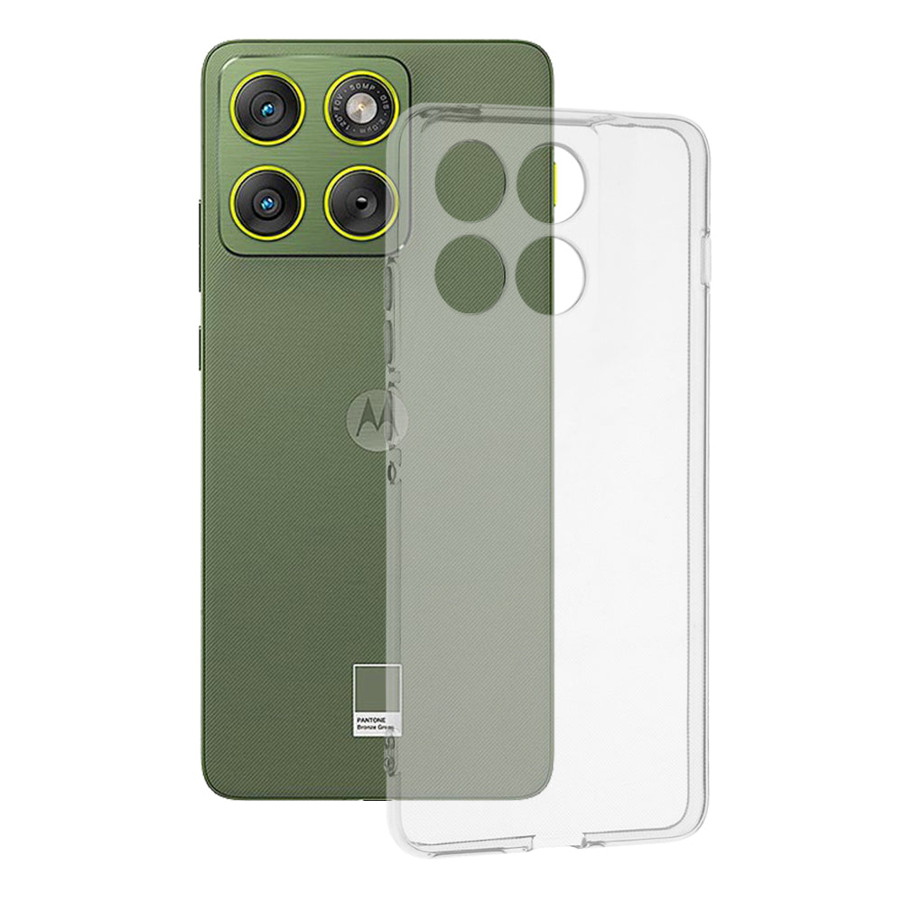 Techsuit - Clear Silicone - Motorola Edge 70 - Transparent