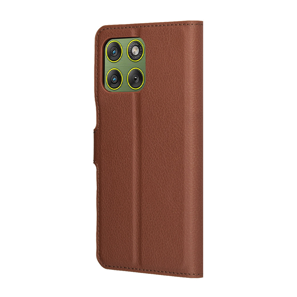 Techsuit - Leather Folio - Motorola Edge 70 - Brown