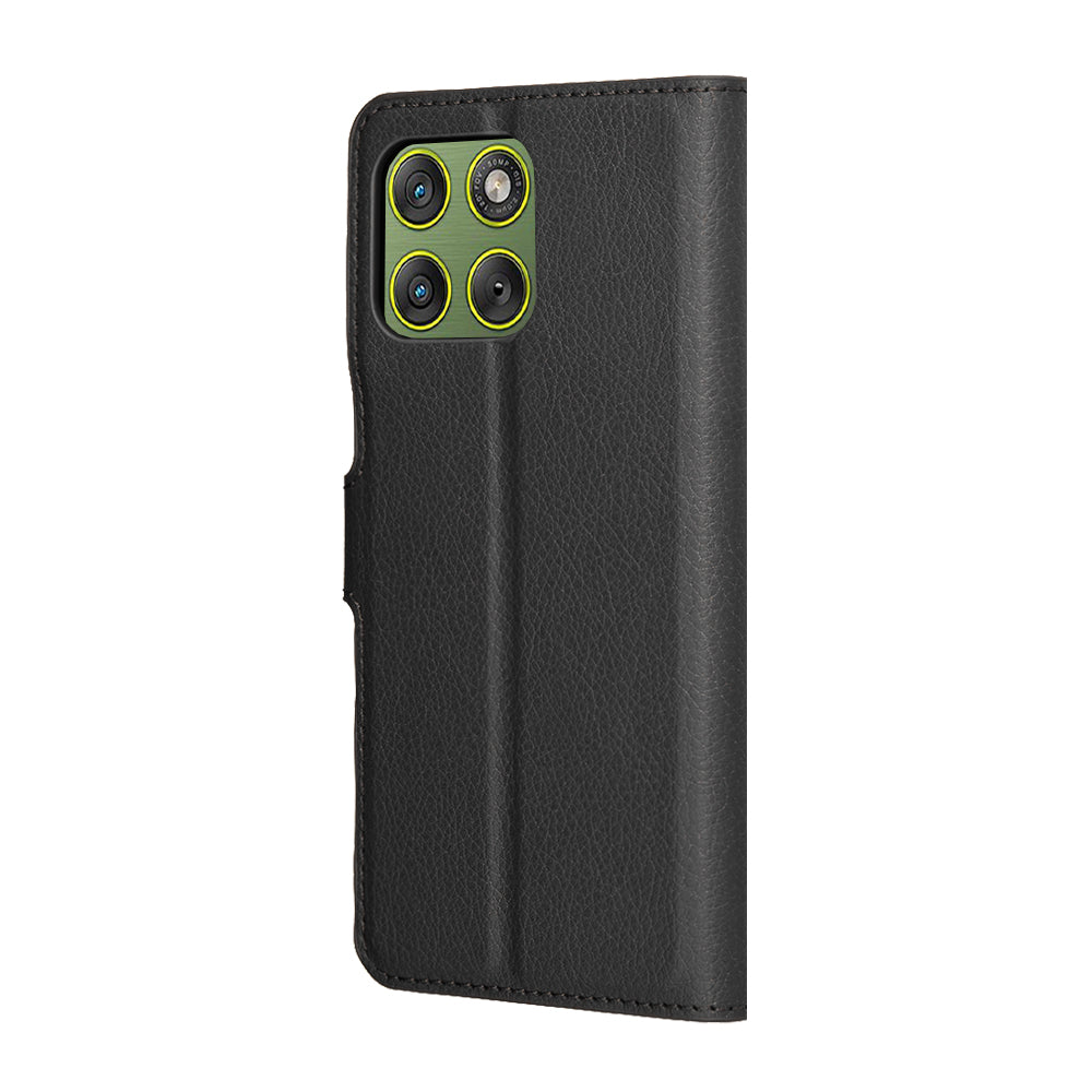 Techsuit - Leather Folio - Motorola Edge 70 - Black