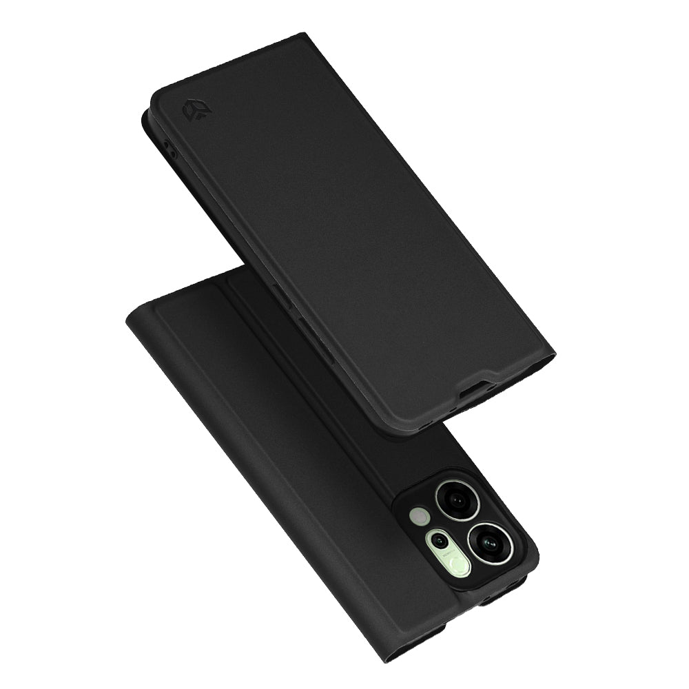 Techsuit - Magskin Book - Oppo Reno14 - Black