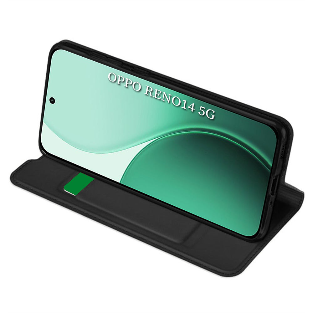 Techsuit - Magskin Book - Oppo Reno14 - Black