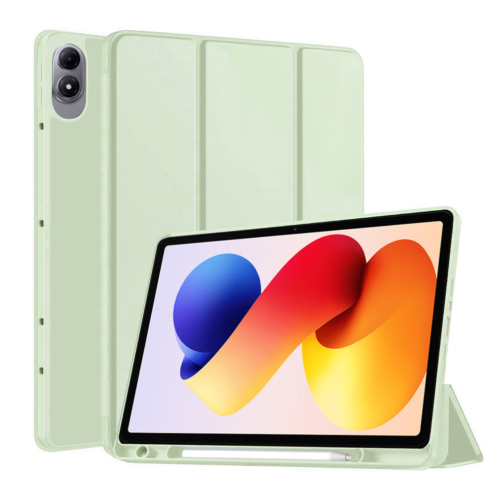 Techsuit - Flex Trifold (with Pencil Holder) - Xiaomi Redmi Pad 2 Pro - Matcha Green