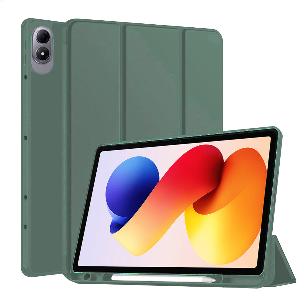 Techsuit - Flex Trifold (with Pencil Holder) - Xiaomi Redmi Pad 2 Pro - Green