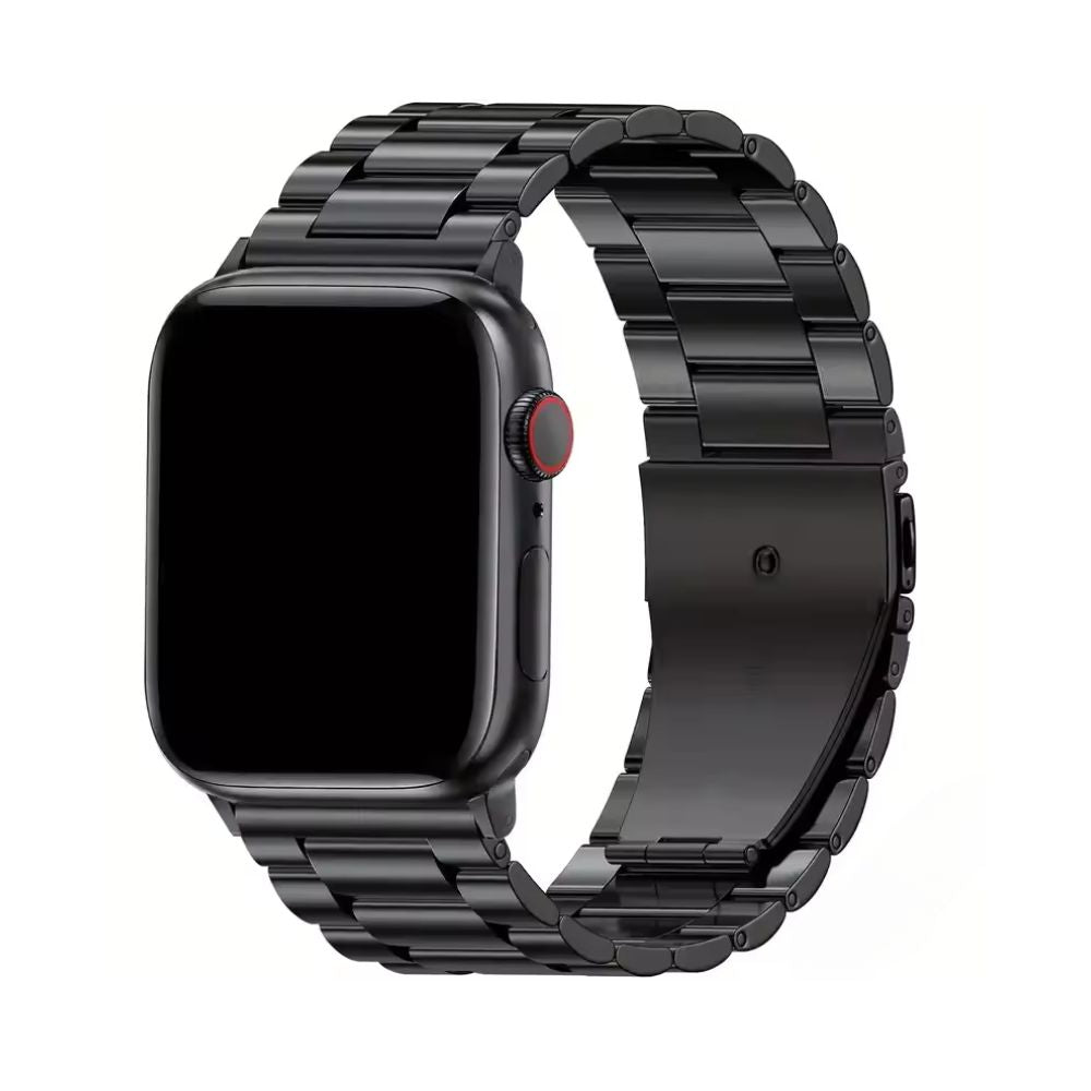 Λουράκι Μεταλλικό Μπρασελέ Μαύρο Για Apple Watch – 42Mm Έως 49Mm – Θήκη για κινητό από το PhoneBazaar.gr