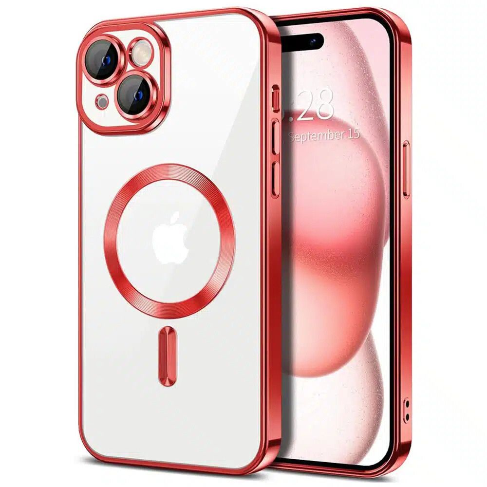Θήκη Διαφανή Magsafe Gloss Κόκκινο - Iphone 11 – Θήκη για κινητό από το PhoneBazaar.gr