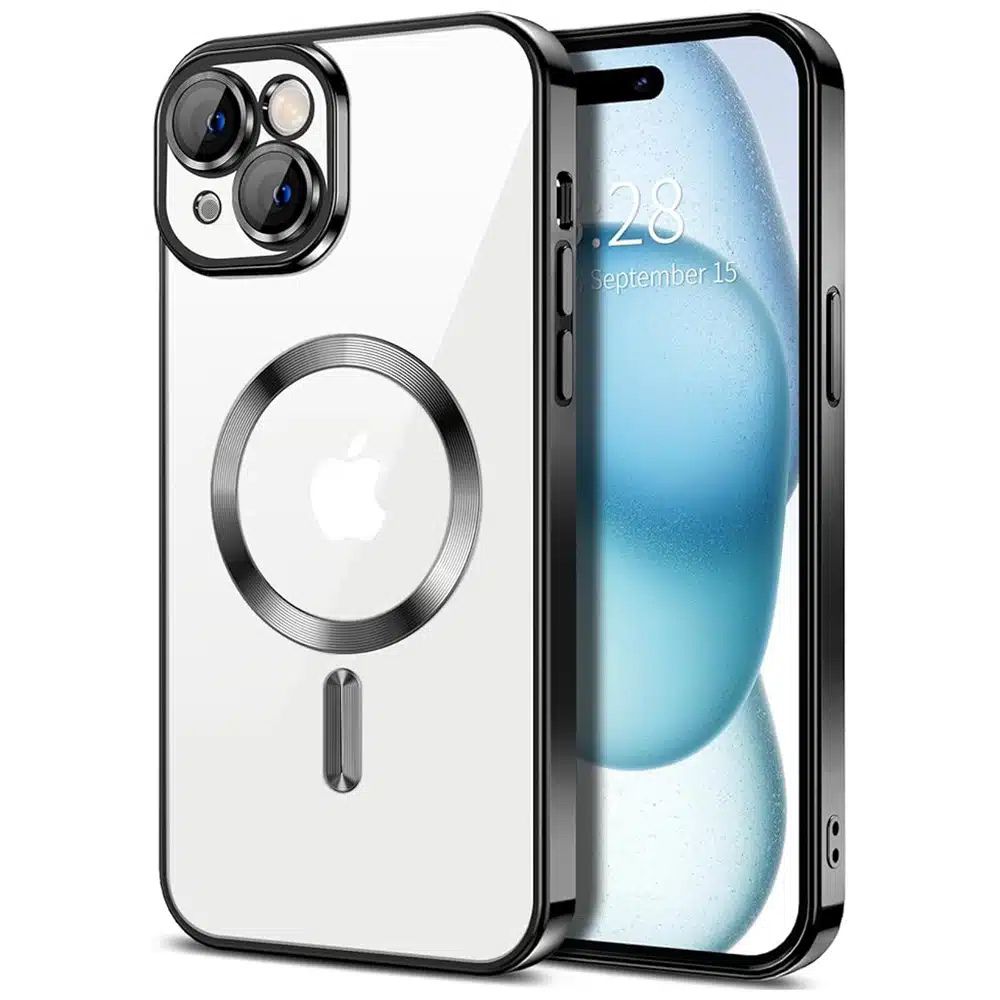 Θήκη Διαφανή Magsafe Gloss Μάυρο - Iphone 13 – Θήκη για κινητό από το PhoneBazaar.gr