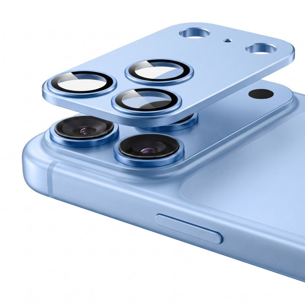 Tech-Protect Camfull Fit+ Προστατευτικό Κάμερας για iPhone 17 Pro Max - iPhone 18 Pro Max - Μπλέ