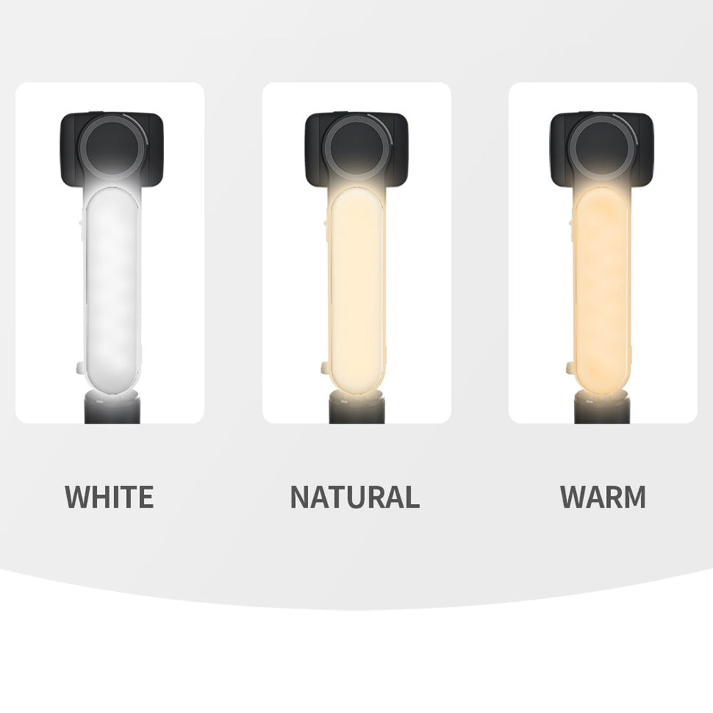 Techsuit - Gimbal Mini Selfie Stick (L09) - Bluetooth Remote Control, Stable Tripod Mount and Phone Stabilizer, 72cm - Black