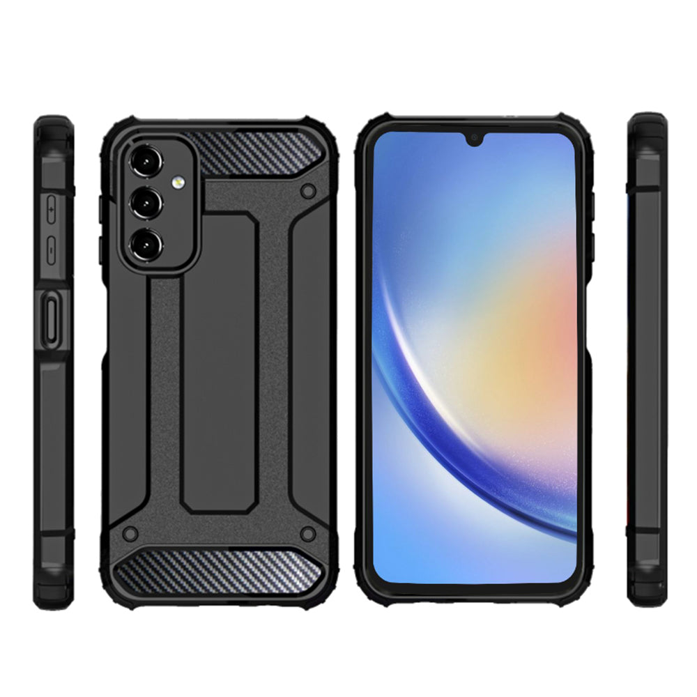 Techsuit - Hybrid Armor - Samsung Galaxy A34 5G - Black