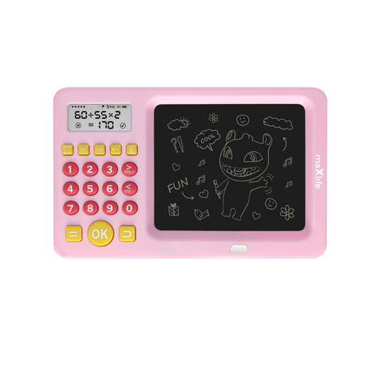 Maxlife - Writing Board With Math Games Mxwb-01 - Παιδικός Πίνακας Γραφής Με Αριθμομηχανή Σε Ροζ Χρώμα – Θήκη για κινητό από το PhoneBazaar.gr