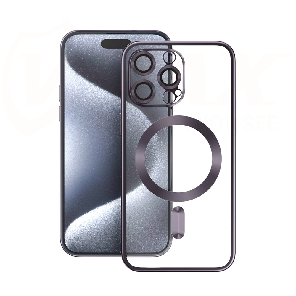 Vmax - Electroplating Mag Tpu Case For Iphone 14 Pro Max - Θήκη Προστασίας Iphone 14 Pro Max Σε Μωβ Χρώμα – Θήκη για κινητό από το PhoneBazaar.gr