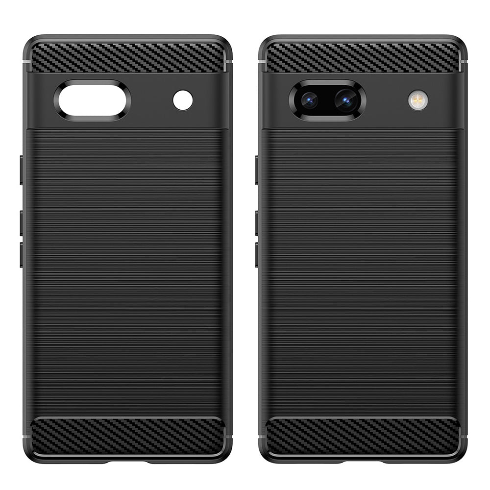 Techsuit - Carbon Silicone - Google Pixel 7a - Black