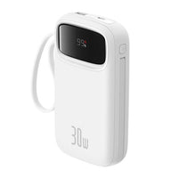 Baseus QPow 2 20000mAh 30W powerbank με 2x USB-C (λευκό)