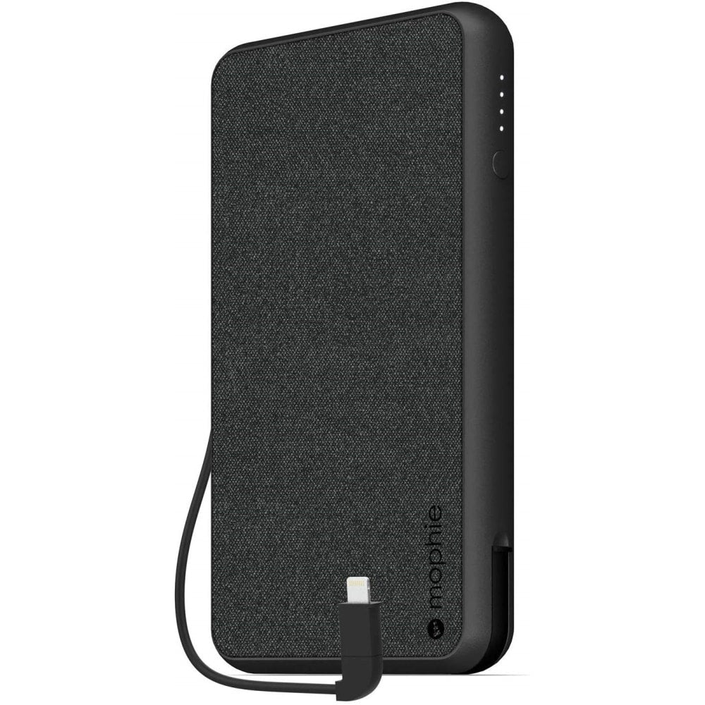 Mophie Powerstation Plus Xl 10K Powerbank Με Καλώδιο Micro-Usb/Lightning (Μαύρο) – Θήκη για κινητό από το PhoneBazaar.gr
