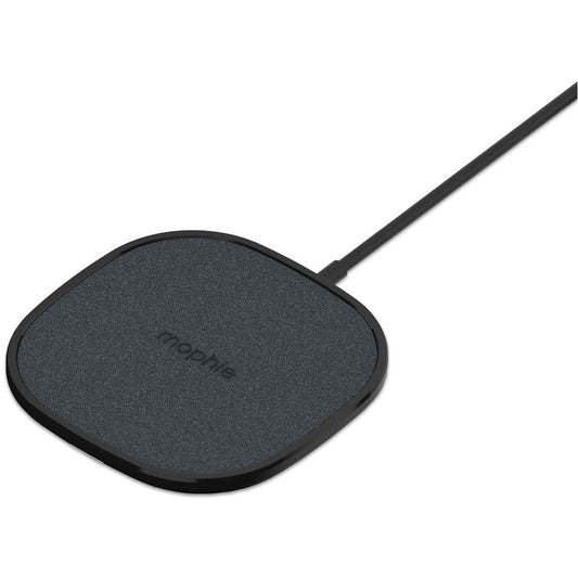 Mophie Wireless Charging Pad Σταθμός Ασύρματης Φόρτισης Quickcharge 15W - Ultrasuede / Black – Θήκη για κινητό από το PhoneBazaar.gr