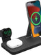 Mophie Snap+ 3 In 1 Charging Stand Οικιακός Μαγνητικός Ταχυφορτιστής Ισχύος 15W Σε Χρώμα Γκρι – Θήκη για κινητό από το PhoneBazaar.gr