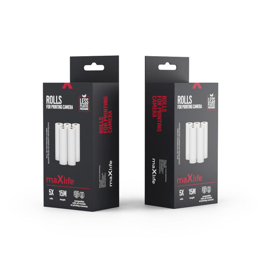 Maxlife - Roll Set For Printing Camera - 5Pack - Θερμικά Ρολά Για Εκτυπώσεις – Θήκη για κινητό από το PhoneBazaar.gr
