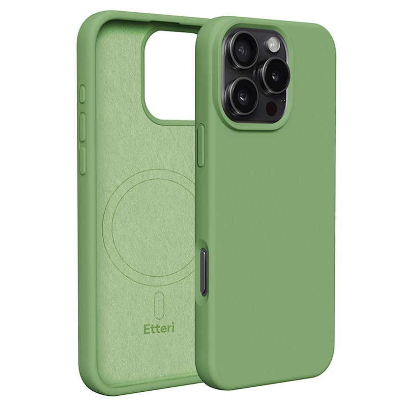Etteri Silicone Mag Case For Iphone 16 Pro Max - Θήκη Προστασίας Iphone 16 Pro Max Σε Πράσινο Χρώμα – Θήκη για κινητό από το PhoneBazaar.gr