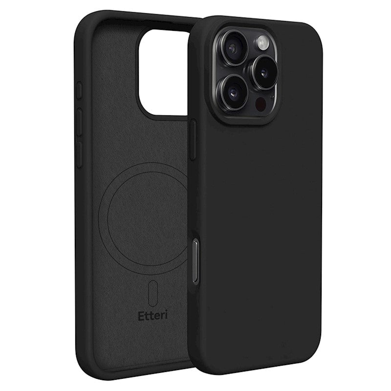 Etteri Silicone Mag Case For Iphone 16 Pro Max - Θήκη Προστασίας Iphone 16 Pro Max Σε Μαύρο Χρώμα – Θήκη για κινητό από το PhoneBazaar.gr