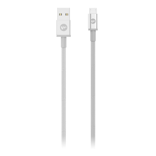 Mophie Charging Cable Αλουμινένιο Καλώδιο Microusb Φόρτισης Και Συγχρονισμού (1 Μέτρο – Λευκό) – Θήκη για κινητό από το PhoneBazaar.gr