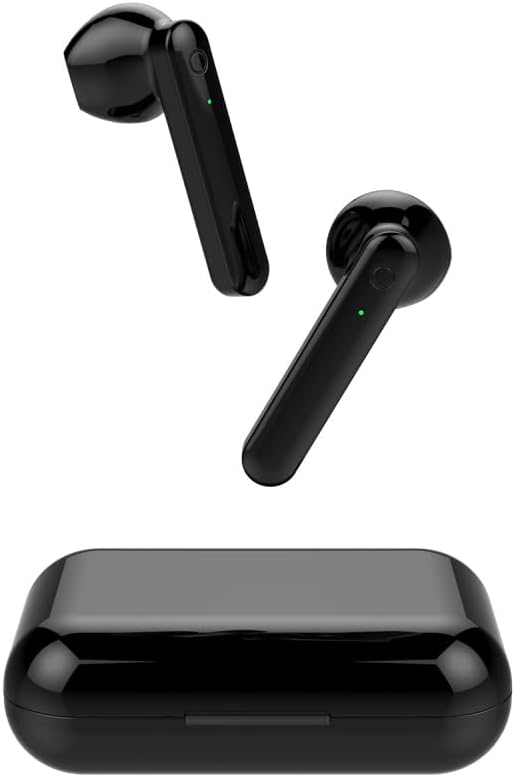 Forever - True Wireless  Earphones - Black -  Ακουστικά με Θήκη Φόρτισης σε μαύρο χρώμα