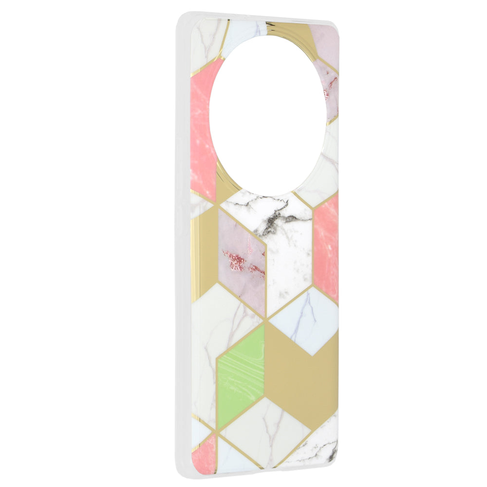 Techsuit - Marble Series - Honor Magic5 Lite - Purple Hex