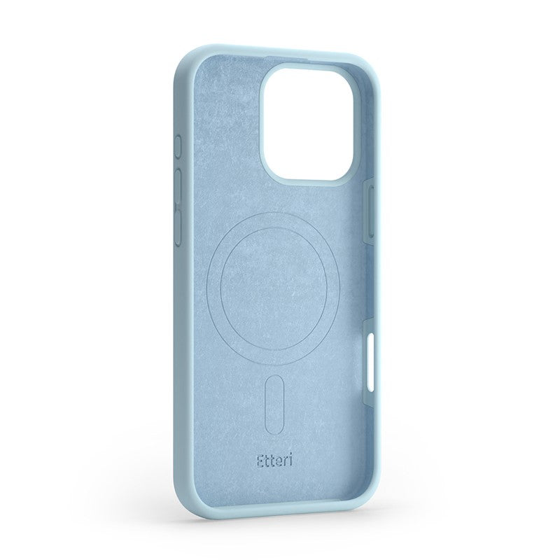 Etteri Silicone Mag case for iPhone 16 Pro Max - Θήκη προστασίας iPhone 16 Pro Max σε Γαλάζιο Χρώμα