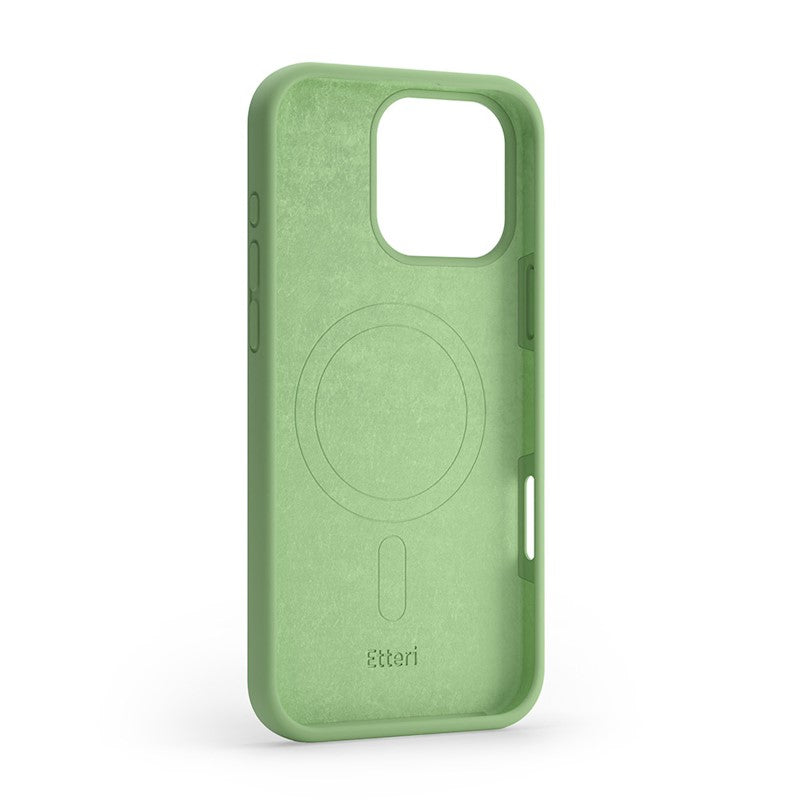 Etteri Silicone Mag case for iPhone 16 Pro Max - Θήκη προστασίας iPhone 16 Pro Max σε Πράσινο Χρώμα