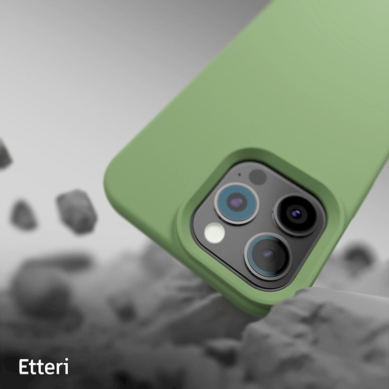 Etteri Silicone Mag case for iPhone 16 Pro Max - Θήκη προστασίας iPhone 16 Pro Max σε Πράσινο Χρώμα
