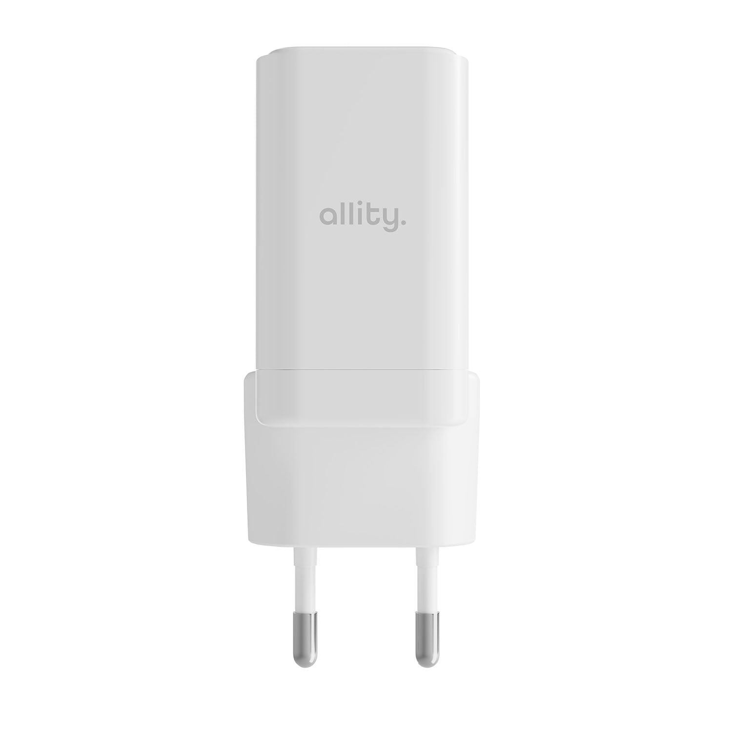 Φορτιστής τοίχου Allity GaN PD QC ATC-01-45WAC 1x USB-c 1x USB-a 45W λευκός