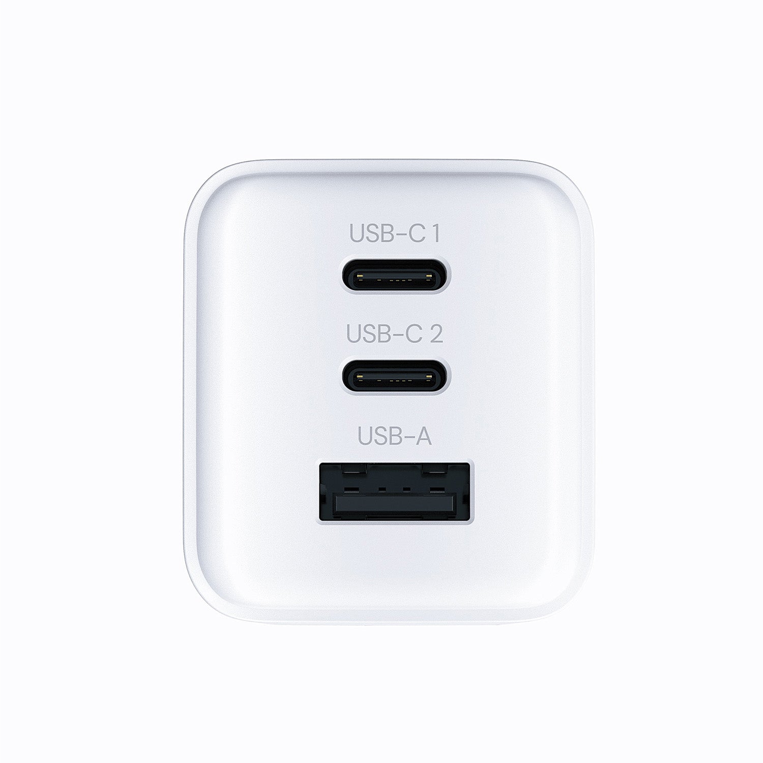 Φορτιστής τοίχου Allity GaN PD QC ATC-01-65WACC 2x USB-c 1x USB-a 65W λευκός