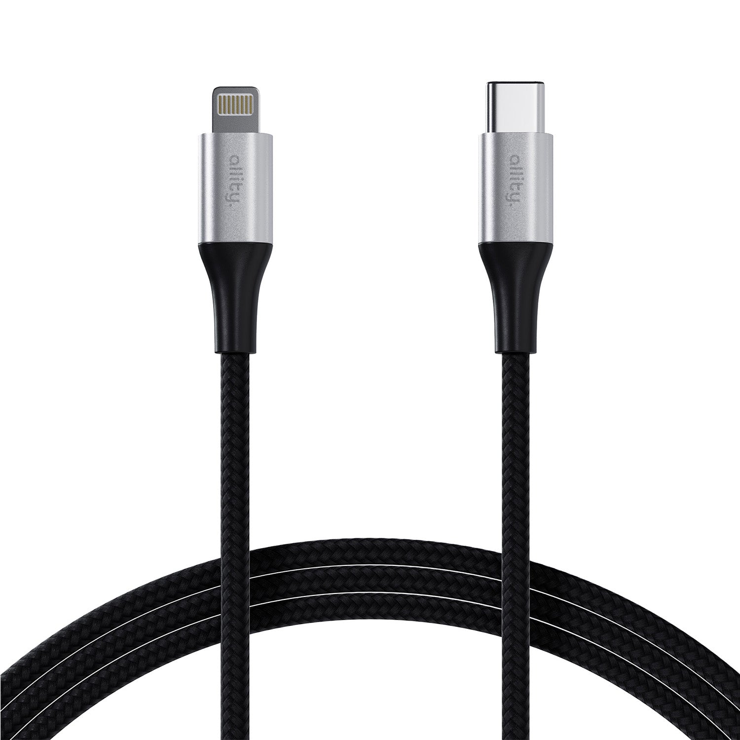 Καλώδιο Allity AUC-01 USB-c - lightning 1,0 m 27W μαύρο