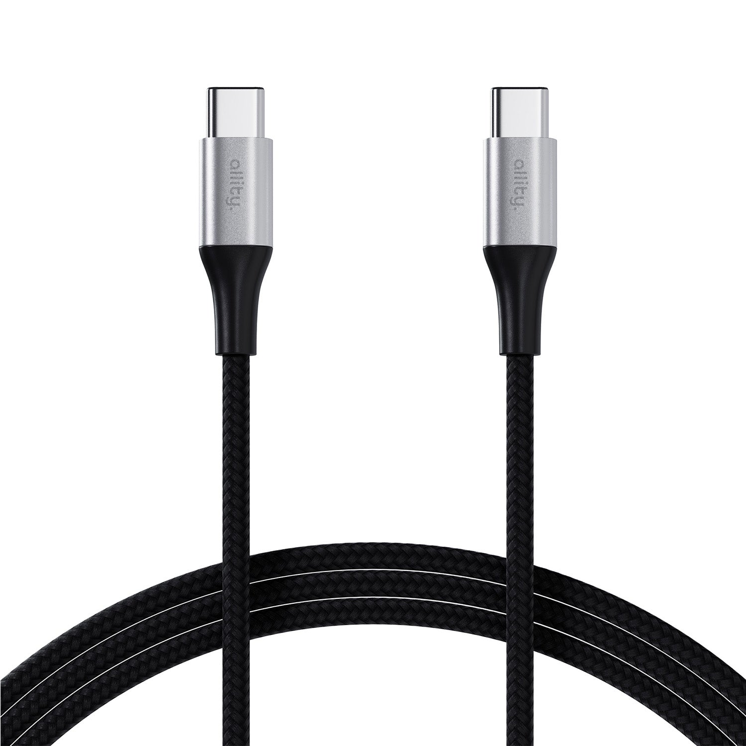 Καλώδιο Allity AUC-01 USB-c - USB-c 1,0 m 100W μαύρο