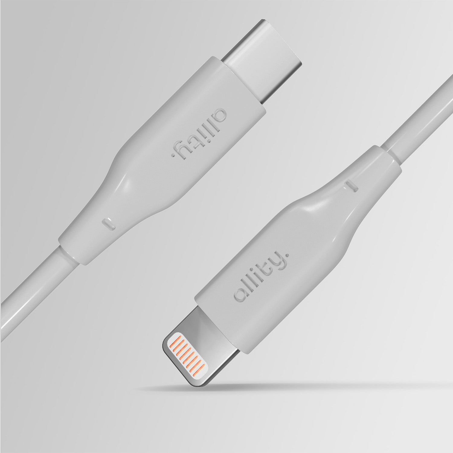 Καλώδιο Allity AUC-02 USB-c - lightning 1,0 m 27W λευκό