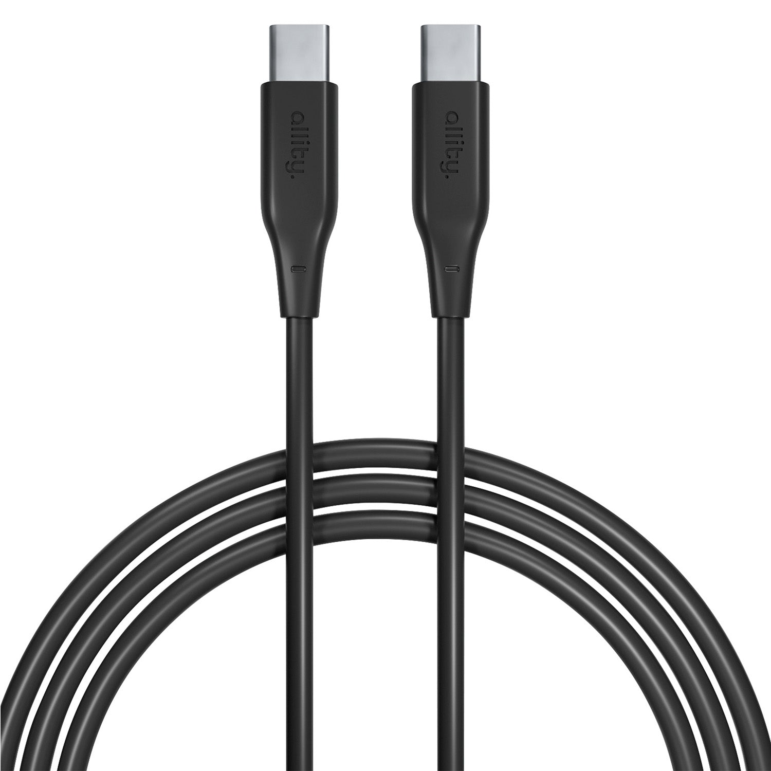 Καλώδιο Allity AUC-02 USB-c - USB-c 1,0 m 100W μαύρο