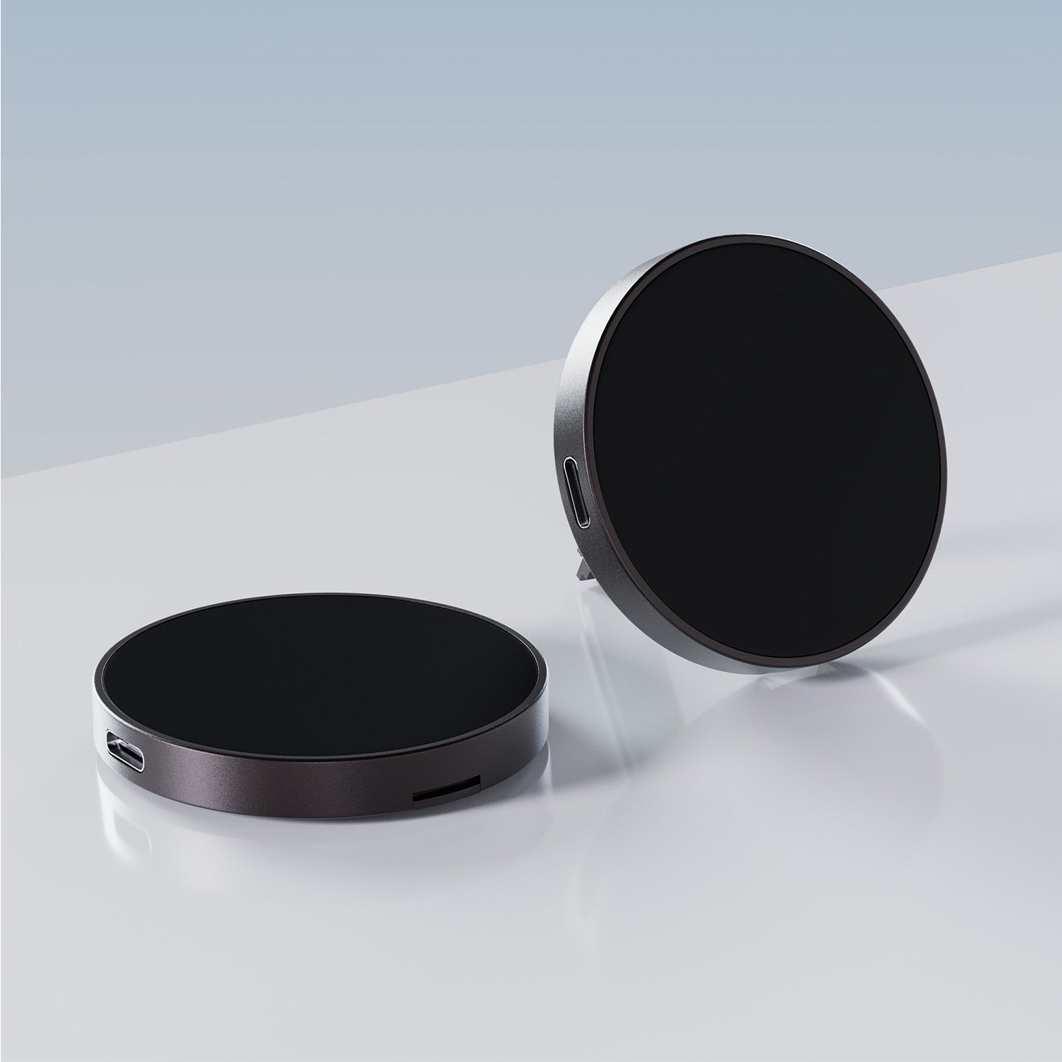 Ασύρματος φορτιστής Allity AWC-210-15WMS 15W γραφίτης 2σε1