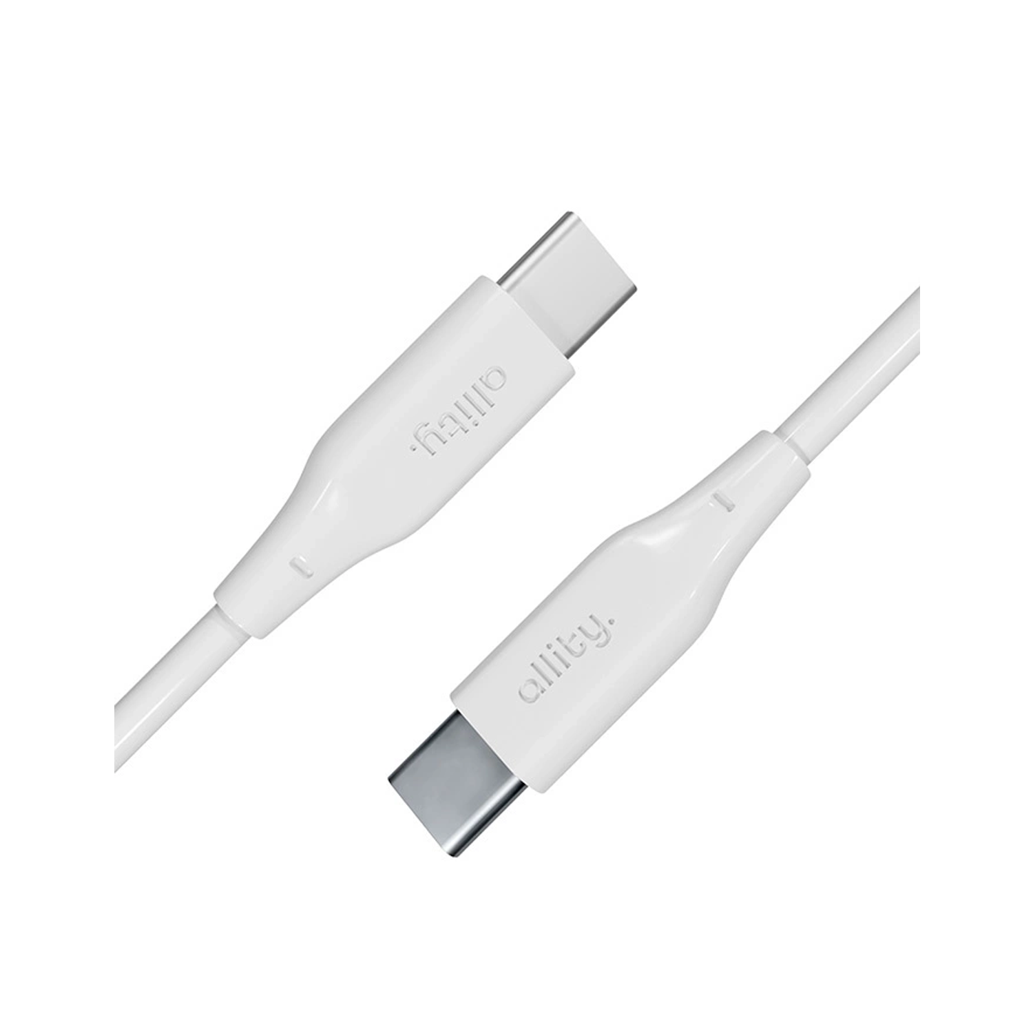 Καλώδιο Allity AUC-02 USB-c - USB-c 2,0 m 60W λευκό