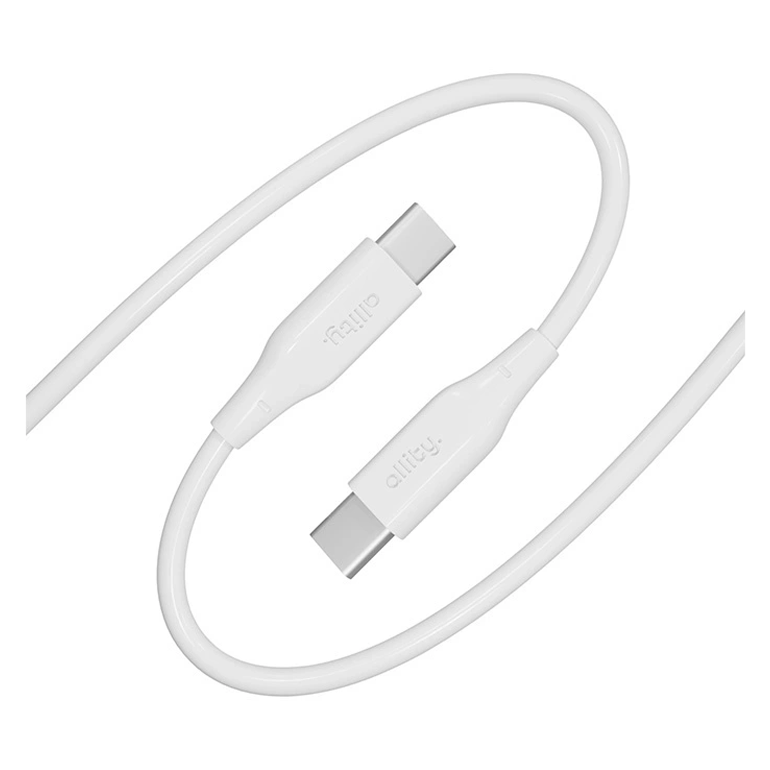 Καλώδιο Allity AUC-02 USB-c - USB-c 2,0 m 60W λευκό
