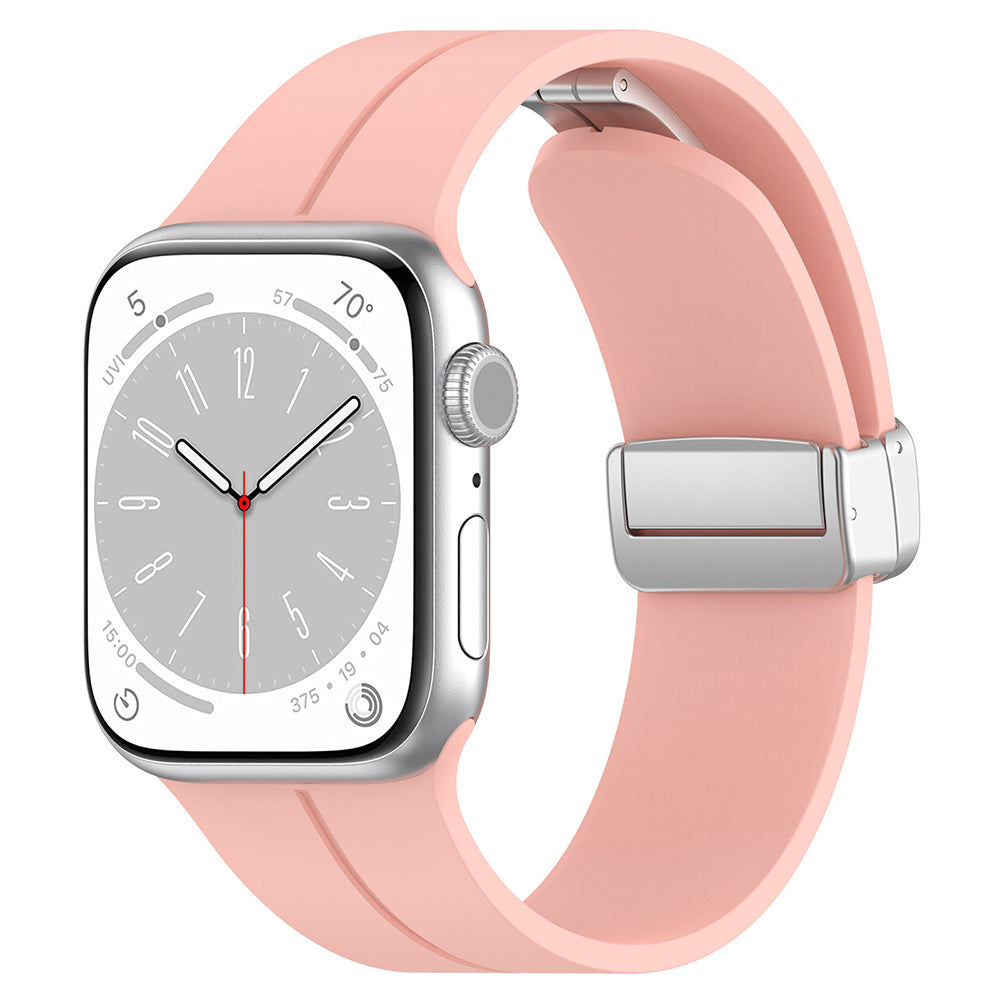 Techsuit - Watchband (W011) - Apple Watch 1/2/3/4/5/6/7/8/9/10/11/SE/SE 2/SE 3 (38/40/41/42mm) - Pink